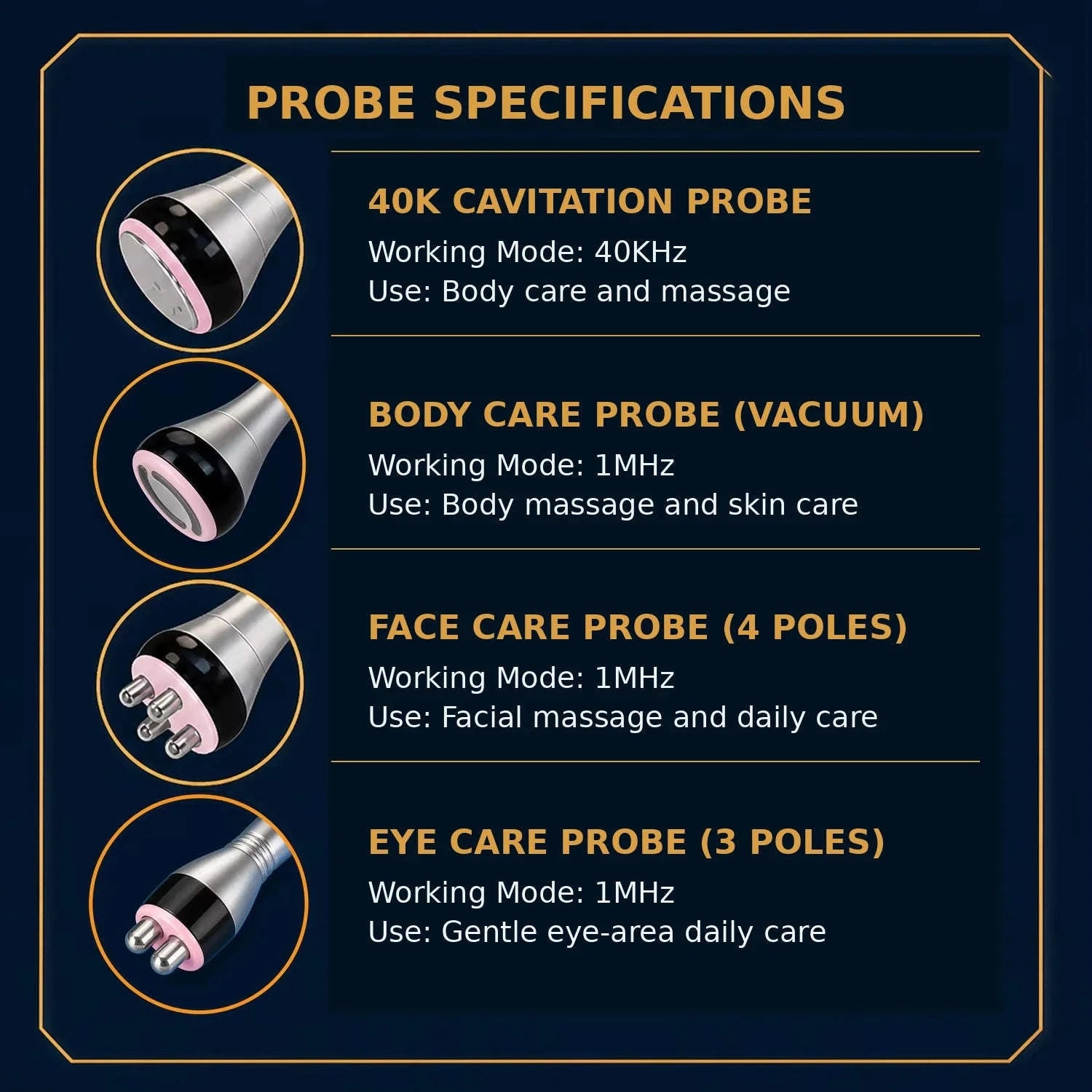 Professional Cavitation Machine with Massage Handles-Ivory / Mexico