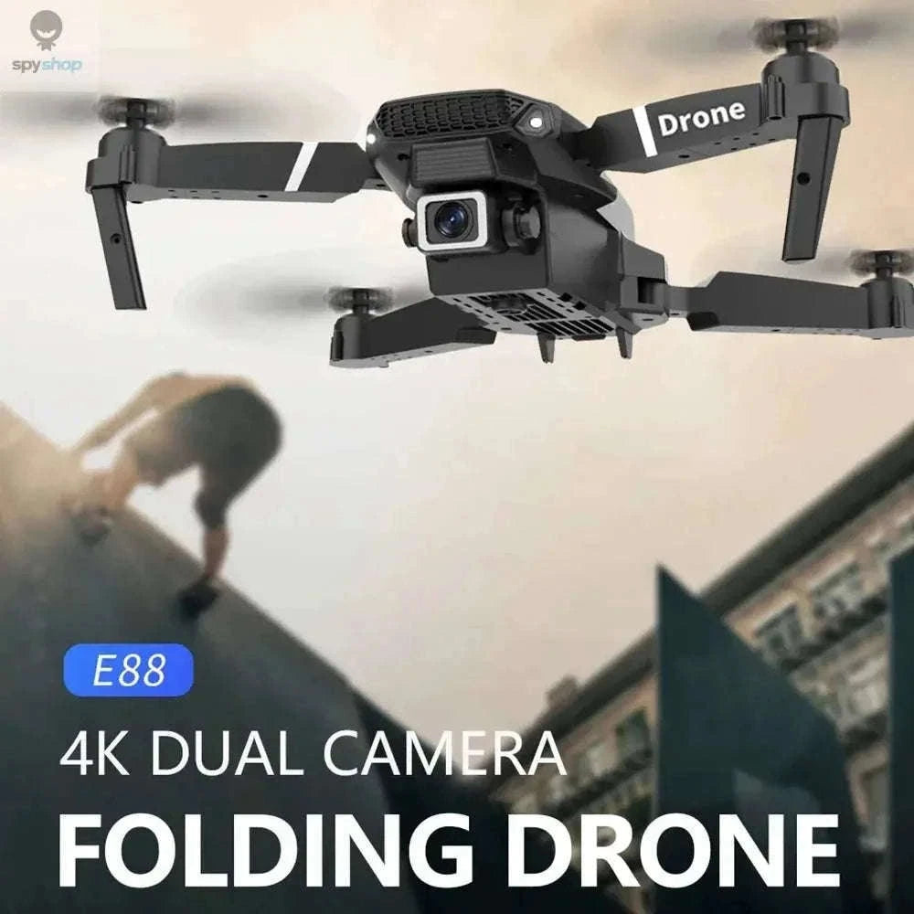 Professional Drone E88 Foldable 4K FPV Camera Drone-Single Camera