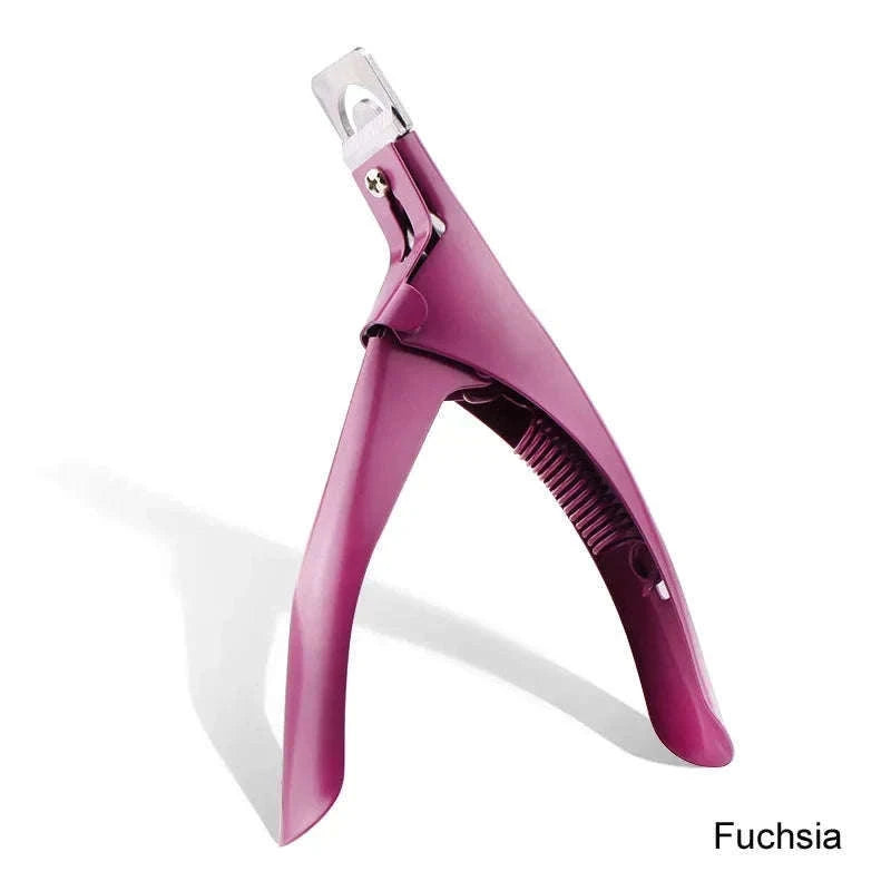 Professional False Nail Nippers for Acrylic and Gel Trimming-Sliver