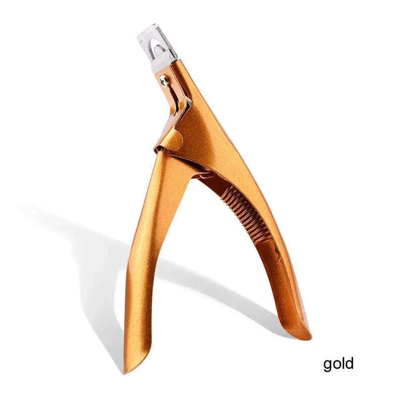 Professional False Nail Nippers for Acrylic and Gel Trimming-Sliver