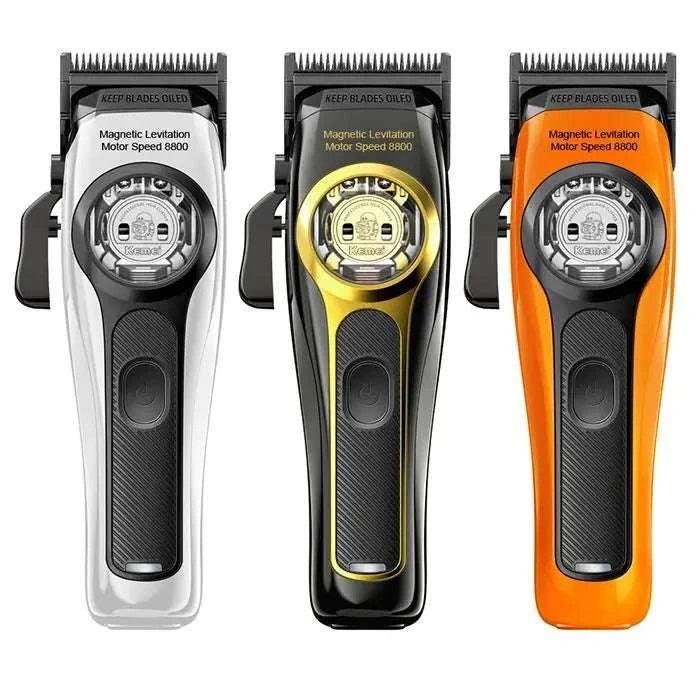Professional Hair Clipper 8800RPM Cordless Trimmer with Charging Base-KM-2373 no box