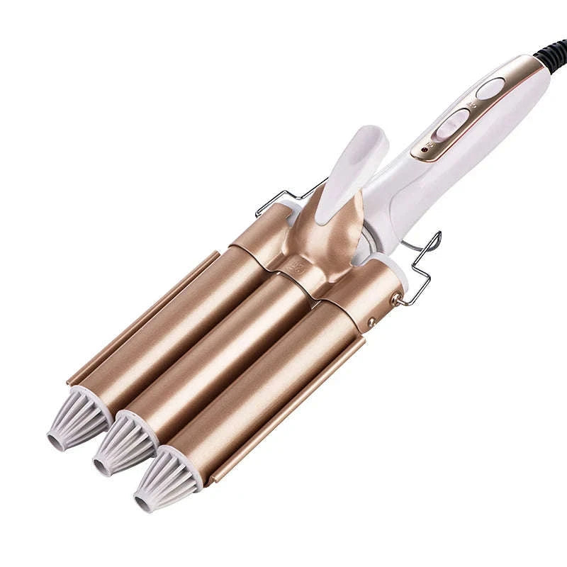 Professional Hair Curler – Electric Tourmaline Ceramic Curling Iron-25mm / EU