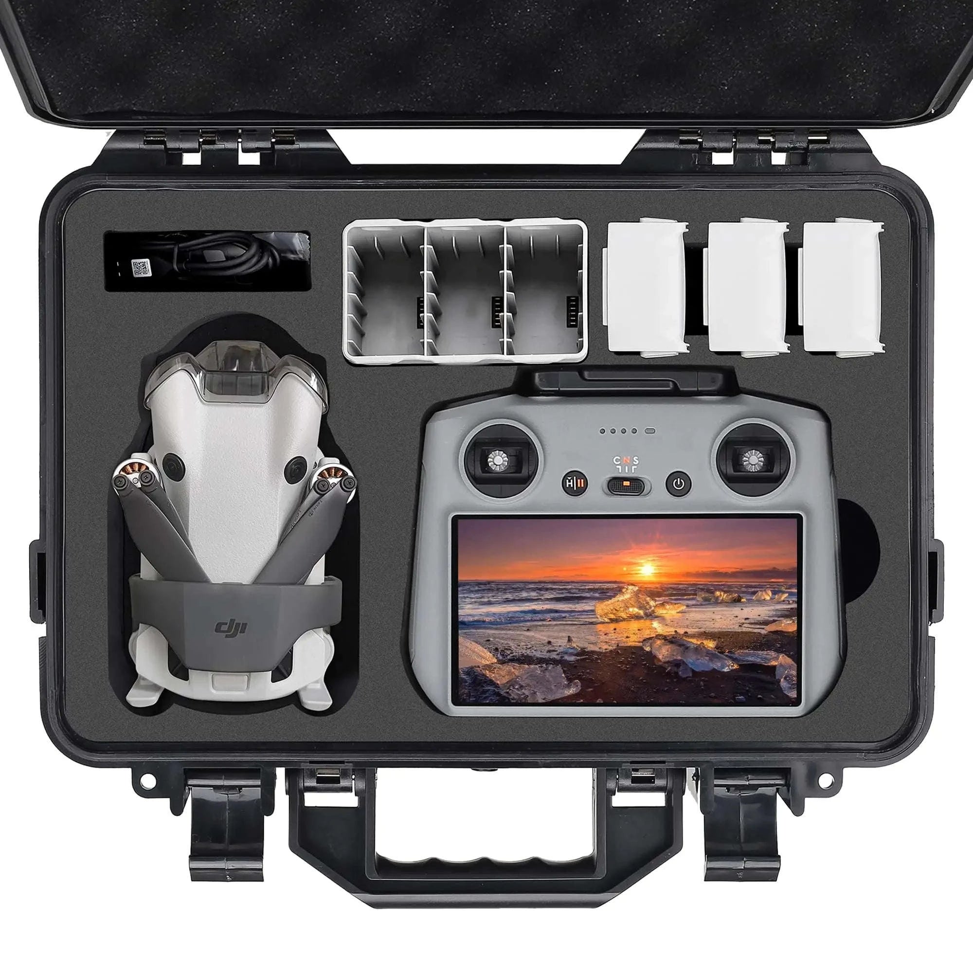 Professional Hard Shell Travel Case for DJI Mini 4 Pro-Black