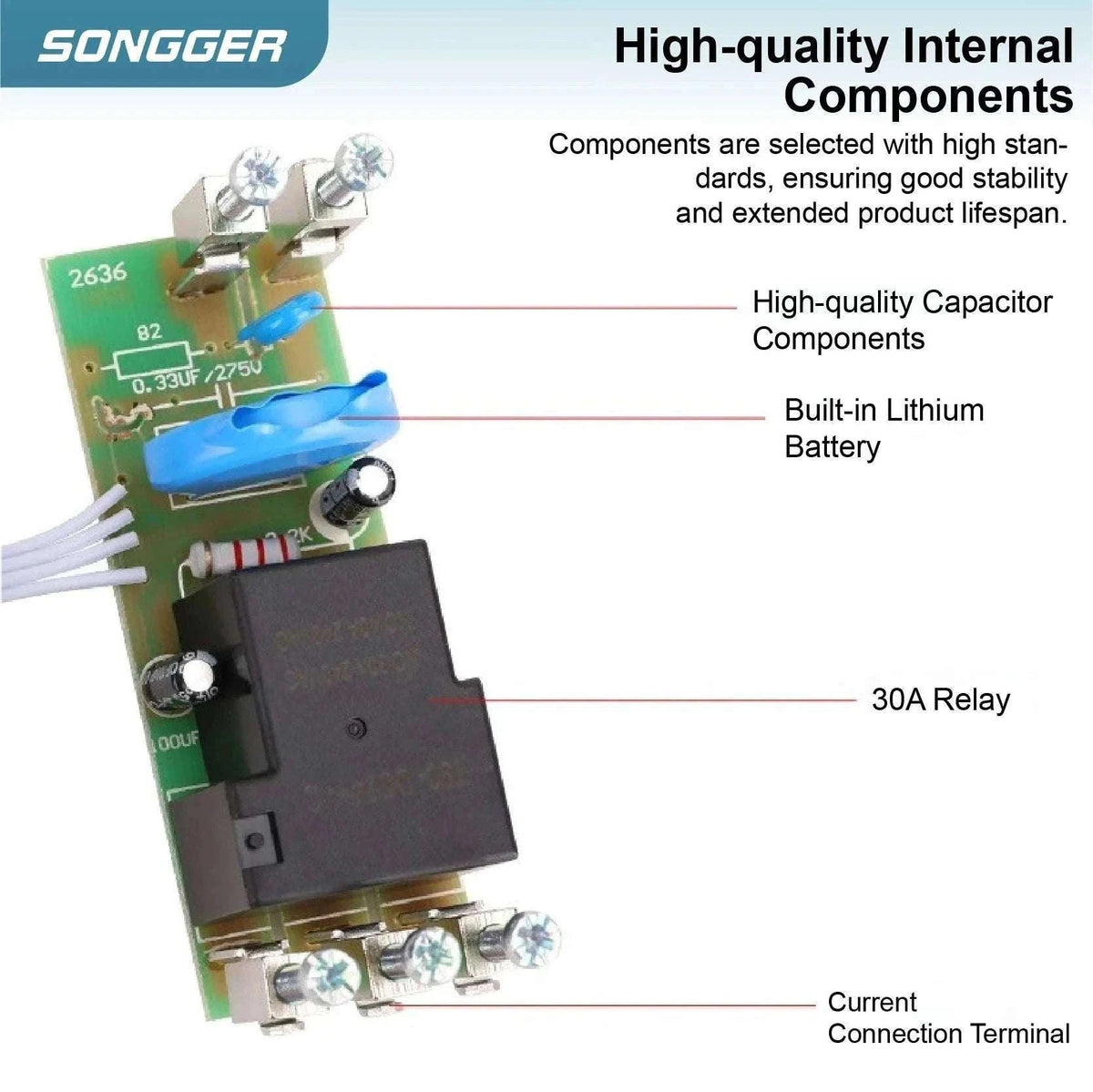 Programmable DIN Rail Digital Timer Switch with 16 Schedules-AC220V