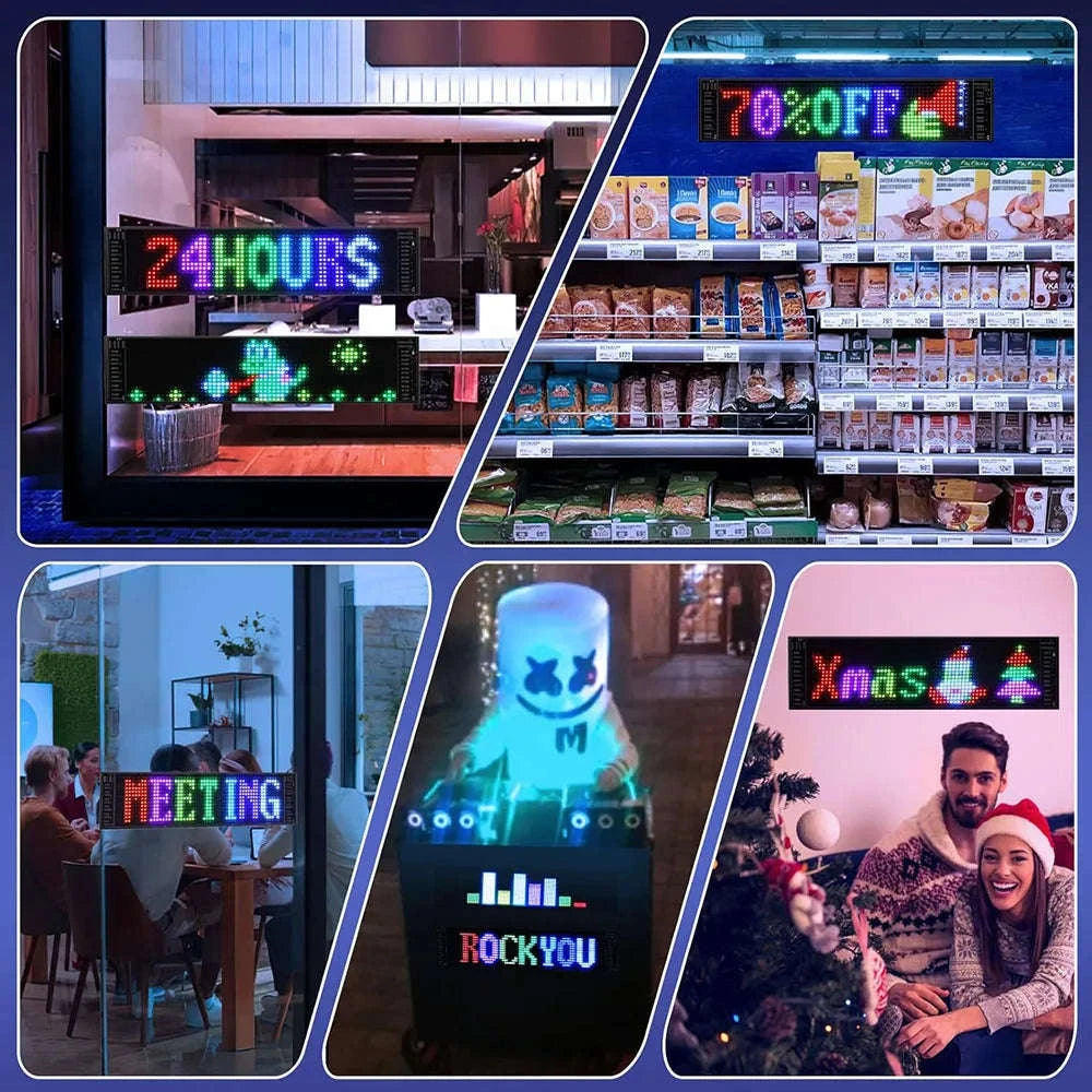 Programmable LED Matrix Pixel Panel Light-16x96 LEDs 12x60CM