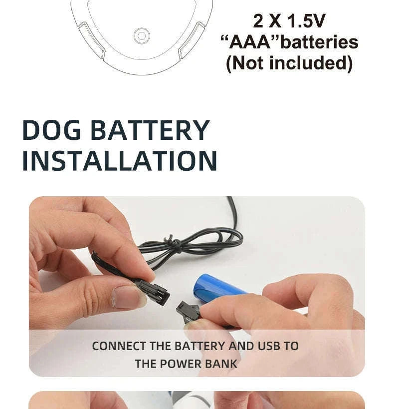 Programmable Remote Control Robot Dog Toy with Stunts and Voice Response-light red pro