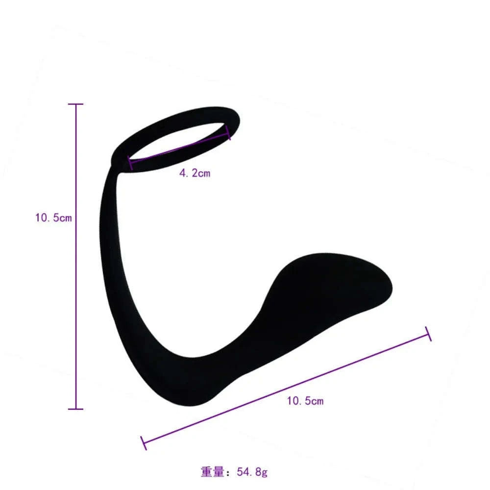 Prostate Massager Cock Ring & Butt Plug-02