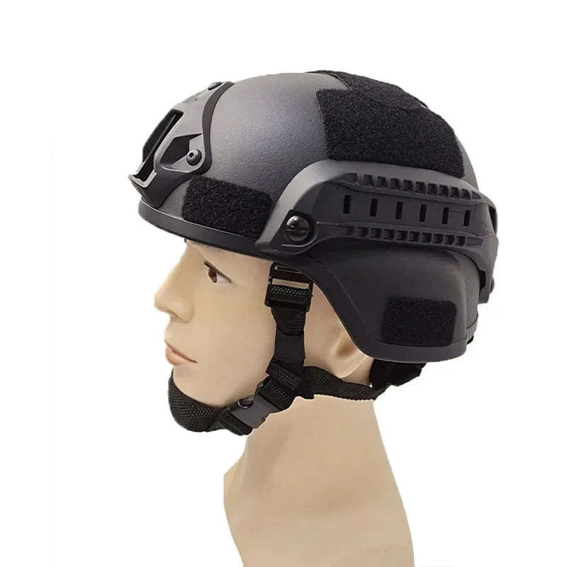 Protective FAST Tactical Helmet for Training and Field Use-Khaki