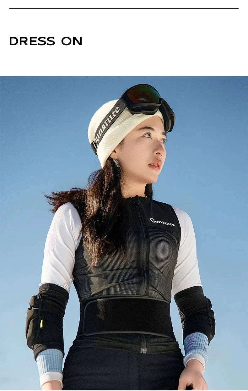 Protective Ski & Bike Elbow Pads for Impact Support and Fall Protection-M