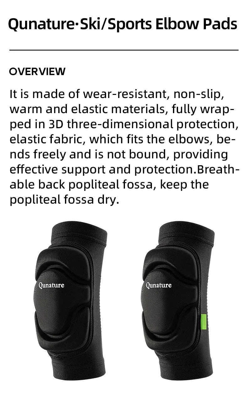 Protective Ski & Bike Elbow Pads for Impact Support and Fall Protection-M