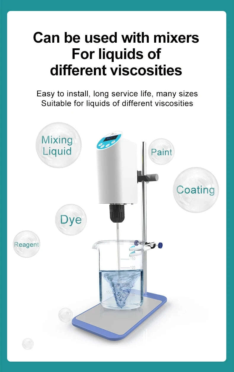 PTFE 350mm Stirring Paddle for Overhead Laboratory Stirrers-Stirring paddle B / China Mainland