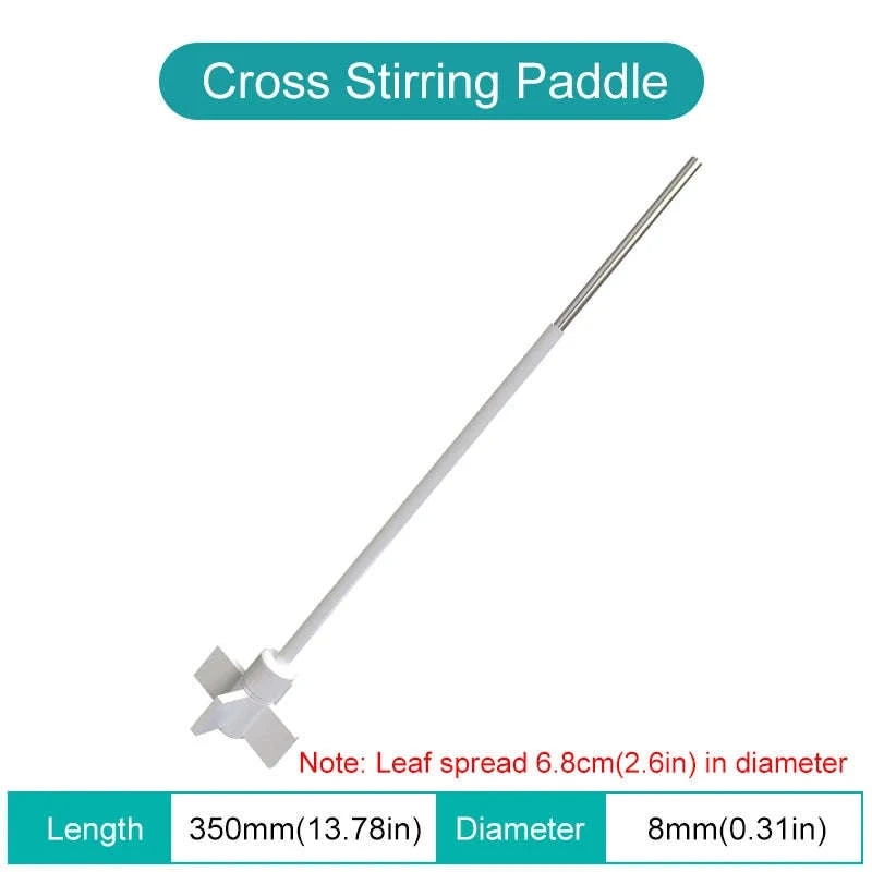PTFE 350mm Stirring Paddle for Overhead Laboratory Stirrers-Stirring paddle B / China Mainland