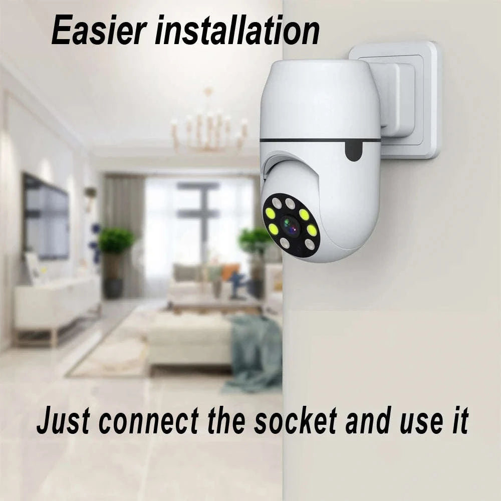 PTZ IP Security Camera for Full 360° Home Surveillance-EU Plug / spain