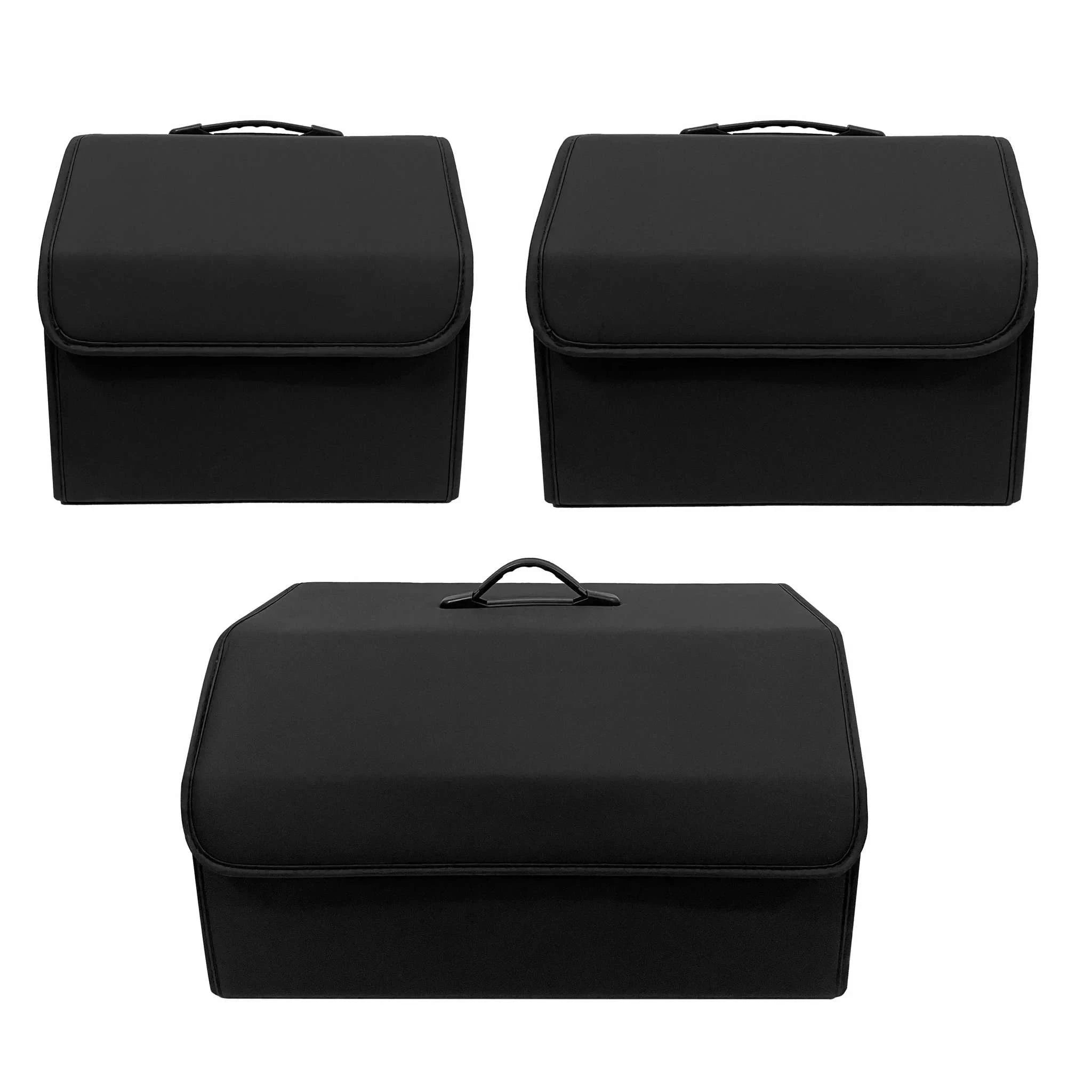 PU Leather Collapsible Car Trunk Storage Organizer-M / China Mainland