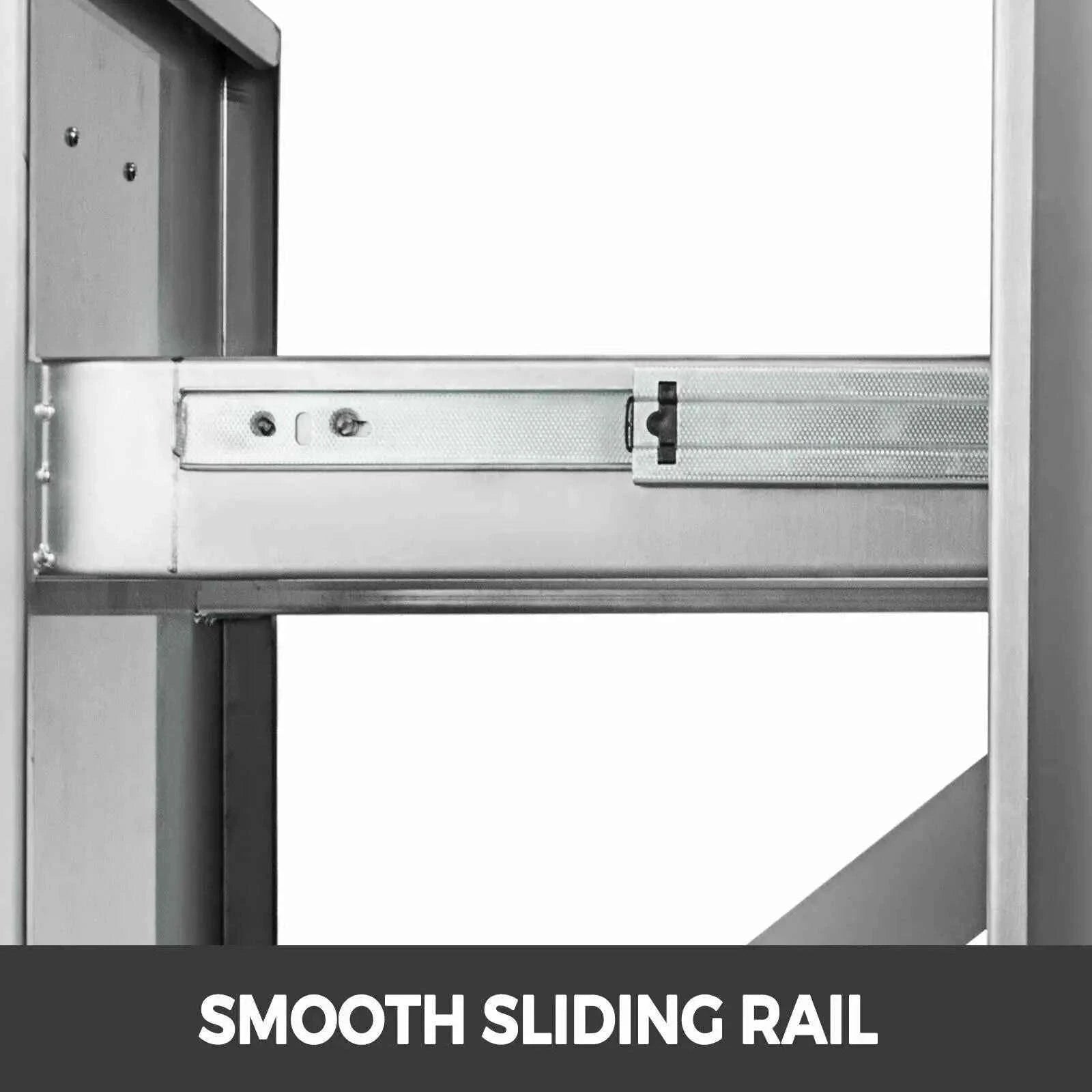 Pull-Out Trash Drawer Stainless Steel Built-In Sliding Rail-Type A / Russian Federation
