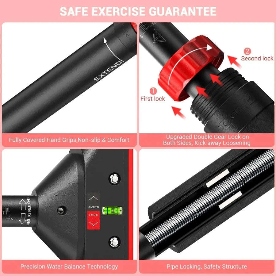 Pull Up Bar Adjustable Doorway Strength Trainer-United States