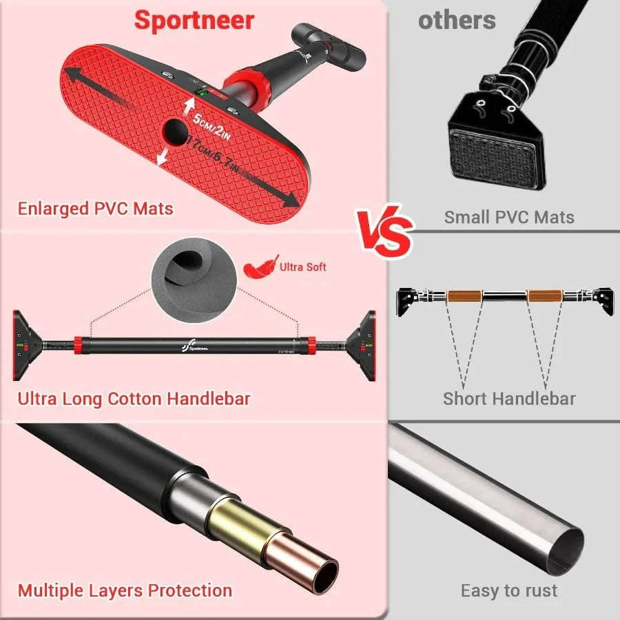 Pull Up Bar Adjustable Doorway Strength Trainer-United States