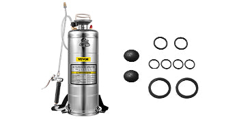 Stainless Steel Hand Pump Sprayer 4–12L Garden & Cleaning Tool