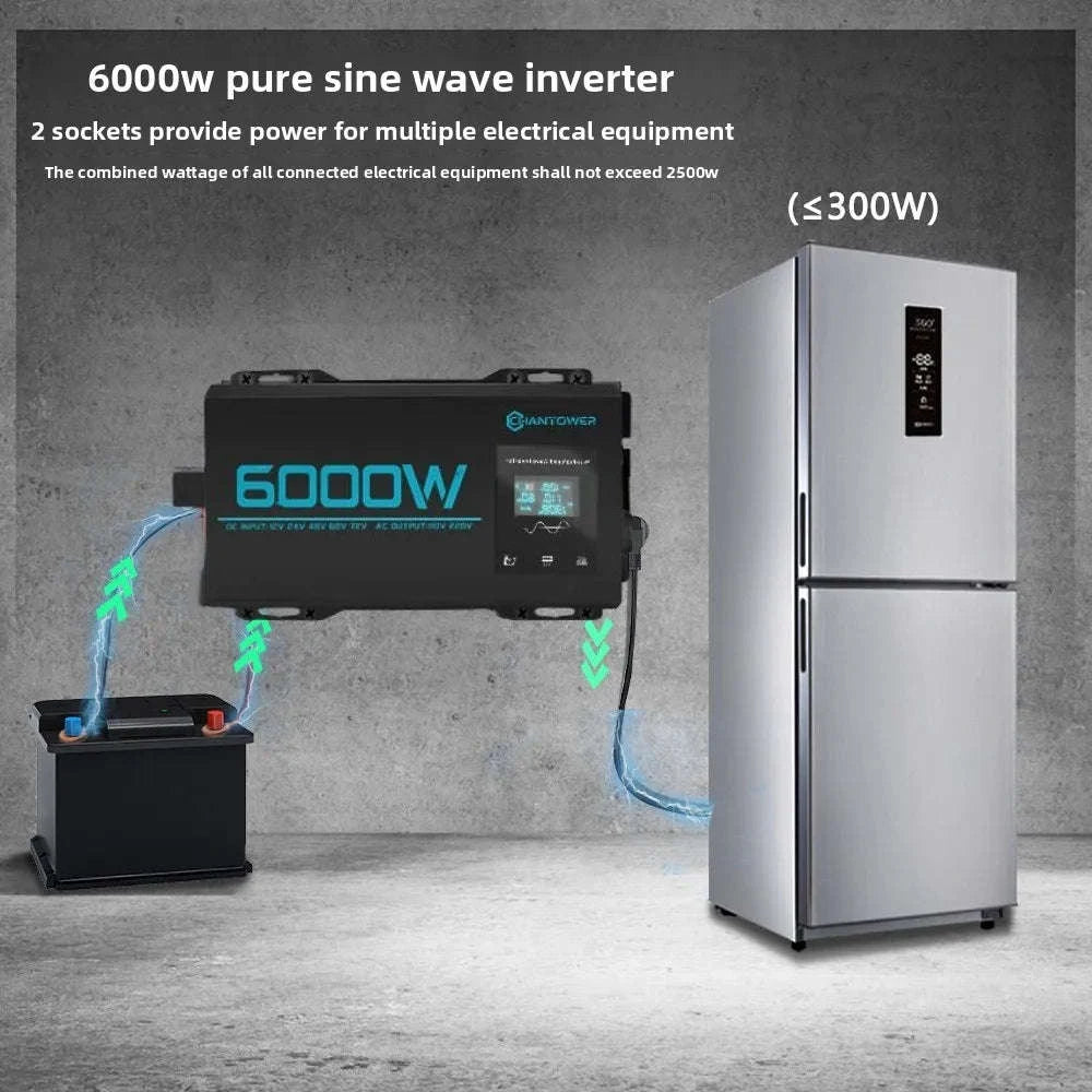 Pure Sine Wave Inverter 12V to 220V 3000W-4000W 12V 220V