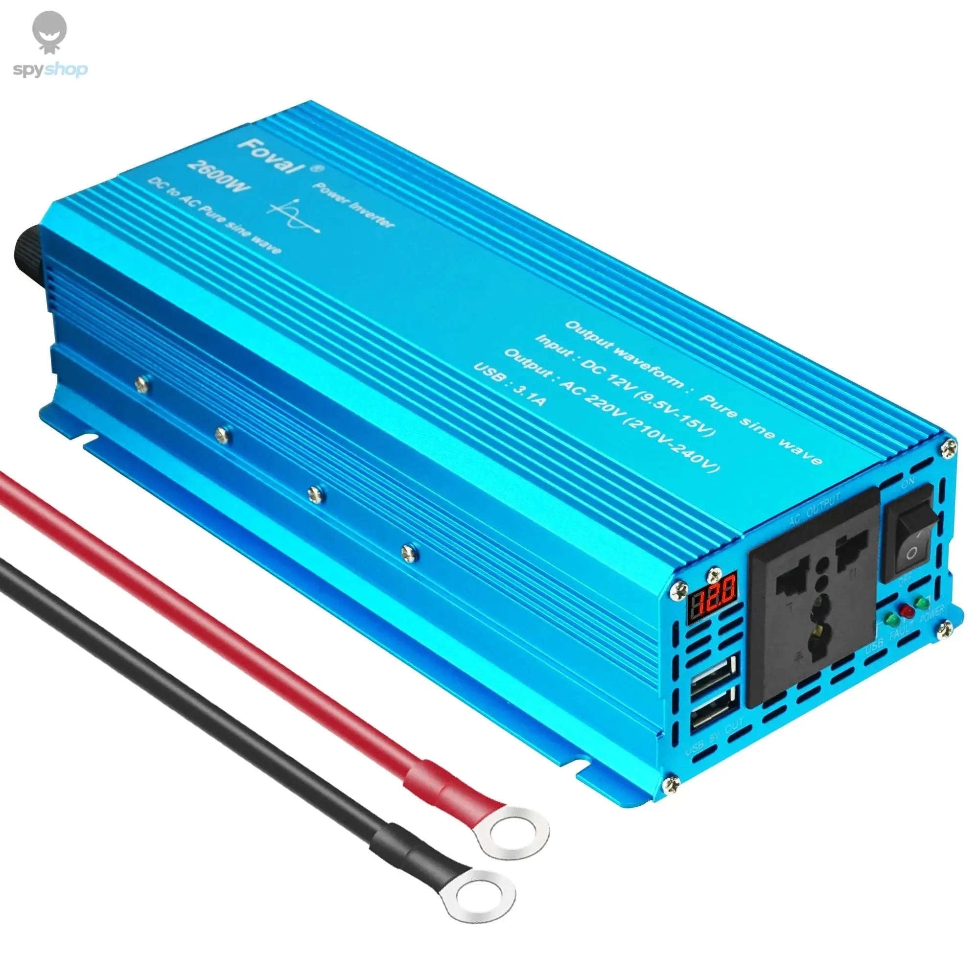 Pure Sine Wave Inverter 1500W DC 12V to AC 220V Converter-3000W Universal 50Hz