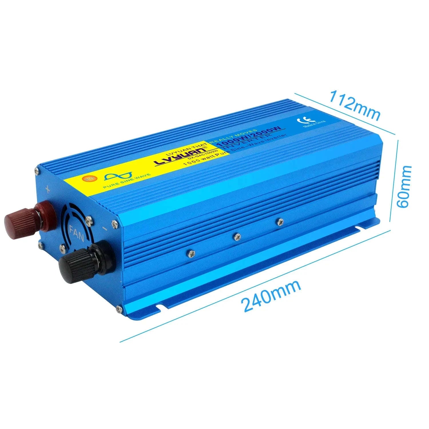 Pure Sine Wave Inverter 2000W 12V/24V to 220V/240V-12V 2000W EU / Poland