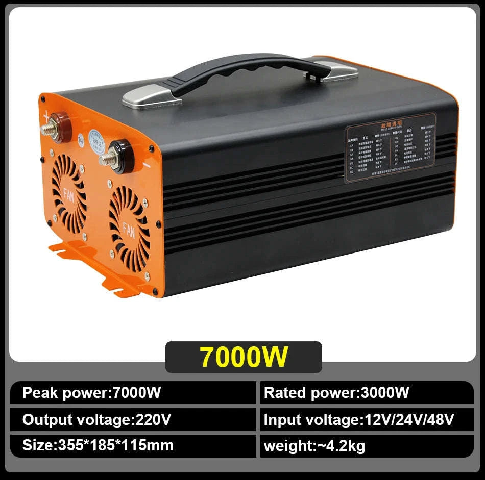 Pure Sine Wave Inverter 4000W-9000W 12V/24V/48V to 220V-4000W-12V