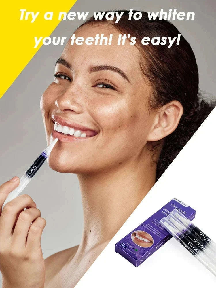 Purple Instant Teeth Whitening Pen for a Brighter Smile-2 Pcs