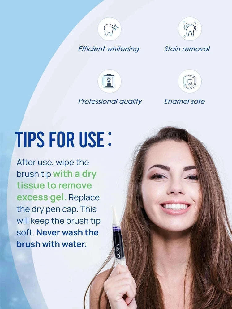 Purple Instant Teeth Whitening Pen for a Brighter Smile-2 Pcs