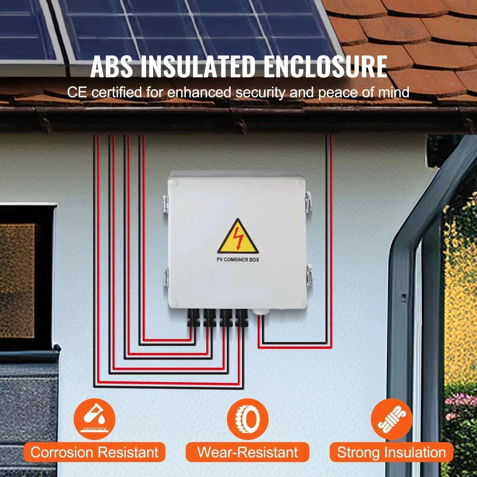 PV Combiner Box 4/6 String Solar Panel System with DC Protection-6 String 10A Steel / Poland