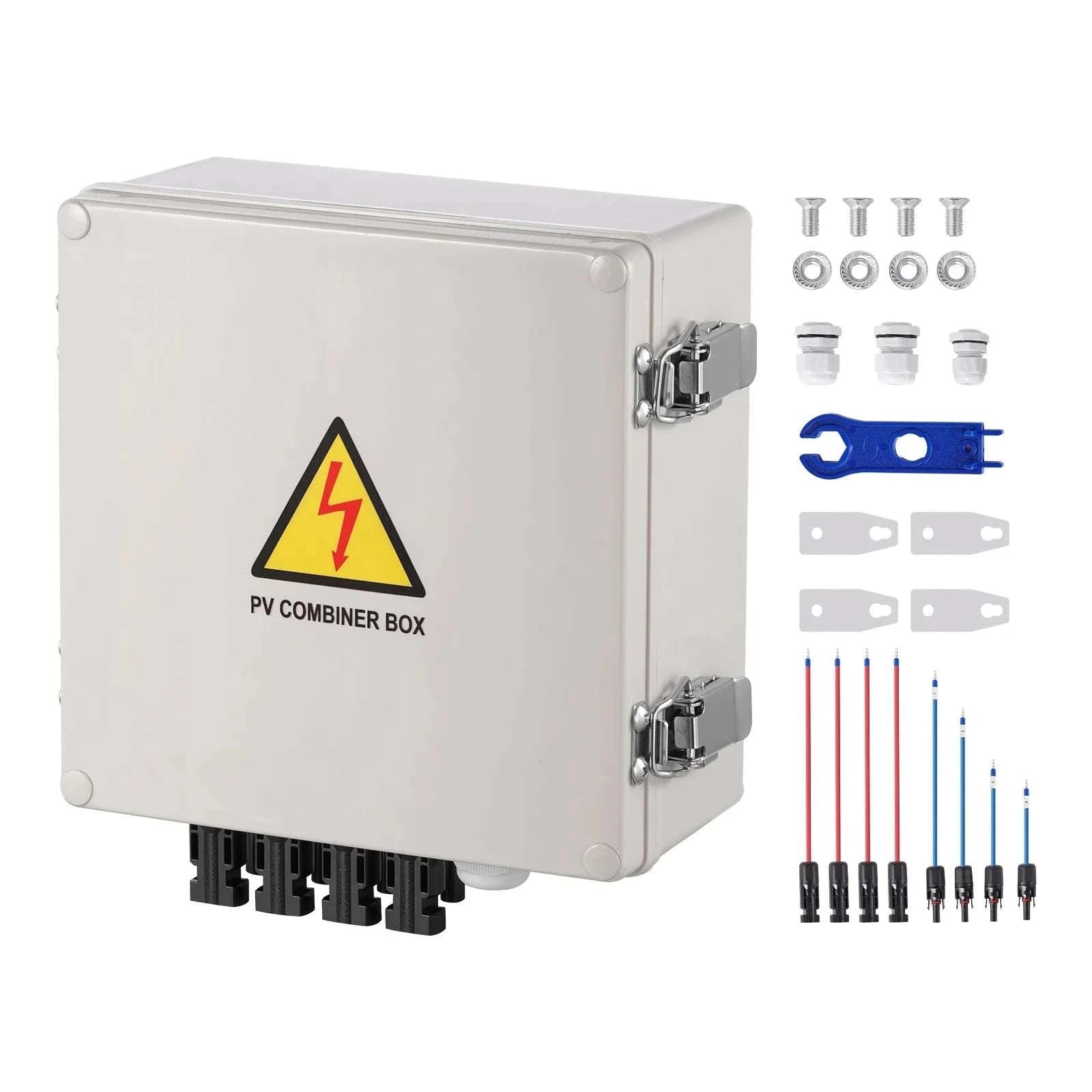 PV Combiner Box 4/6 String Solar Panel System with DC Protection-6 String 10A Steel / Poland