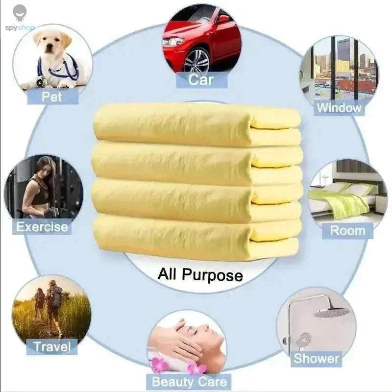 PVA Quick Dry Car Wash Towel for Faster Drying-1pcs Random color