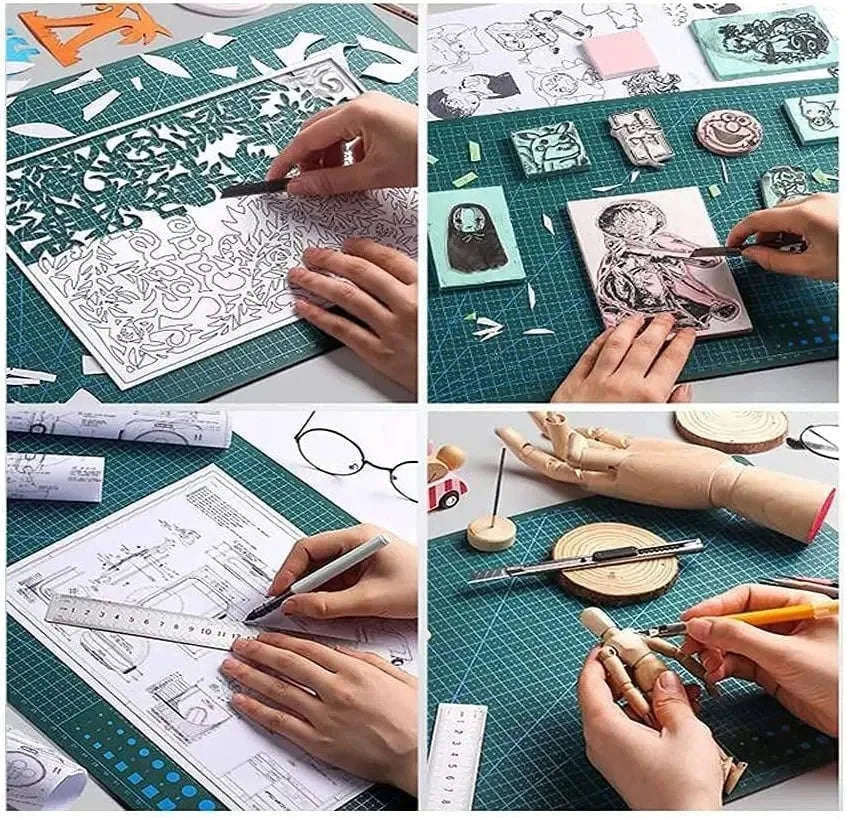 PVC Cutting Mat Workbench Pad-A3 green