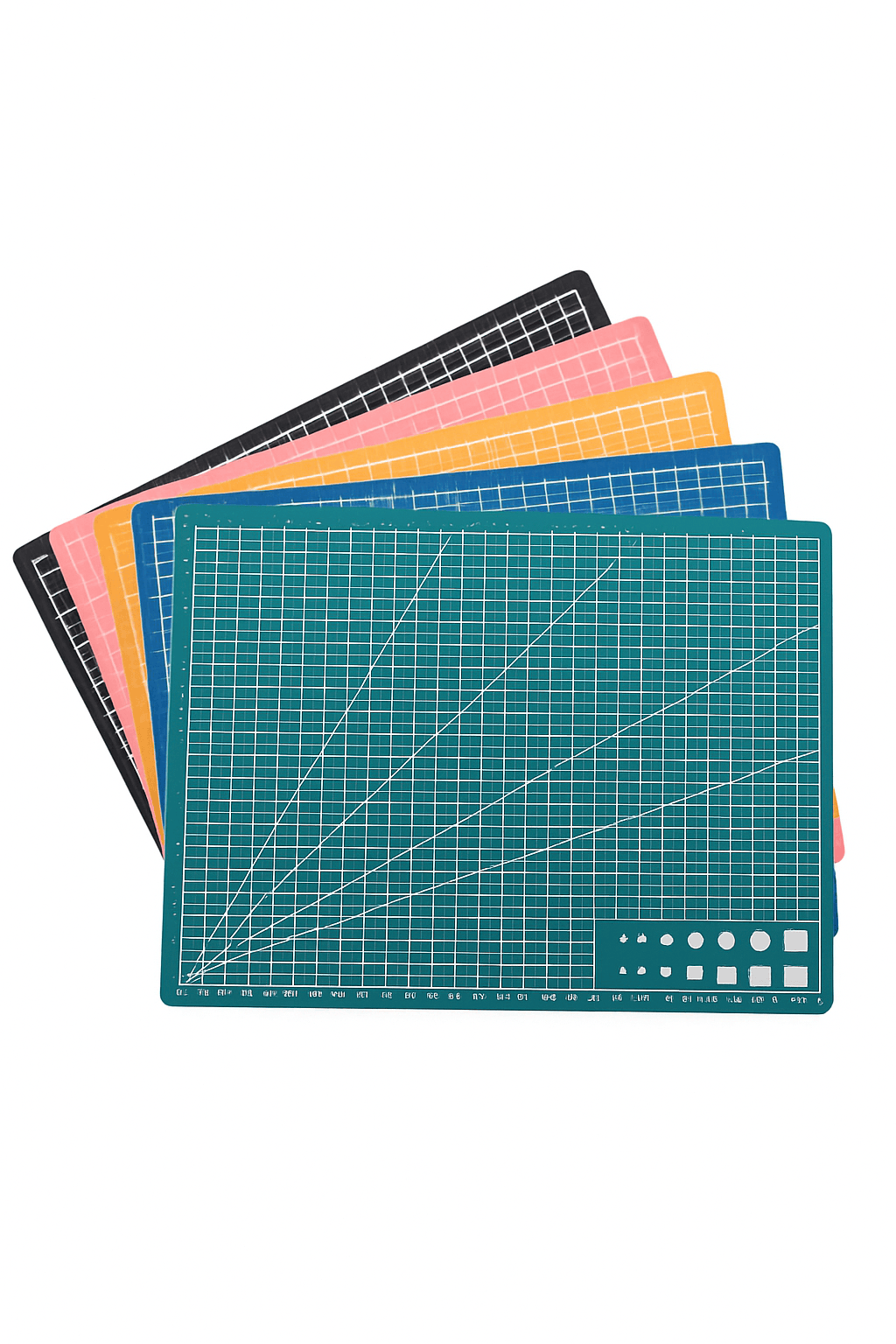 PVC Cutting Mat Workbench Pad for Clean, Precise Cutting-A3 green