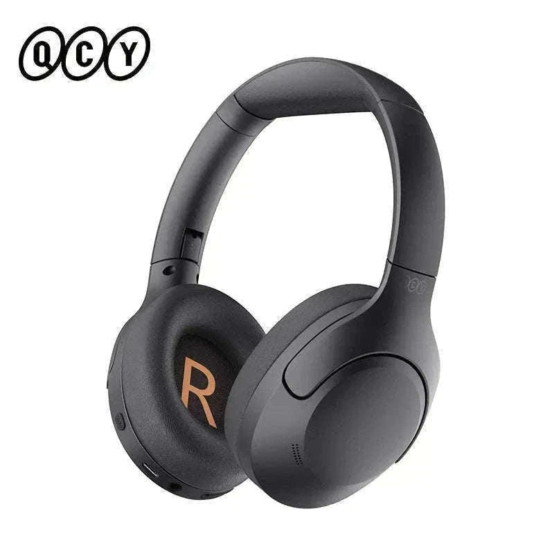 QCY H3 Lite ANC Wireless Headphones for Focus and Comfort-H3 Lite-BLACK / spain