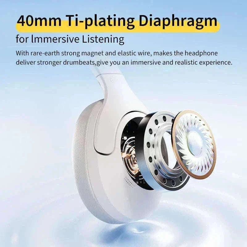QCY H3 Lite ANC Wireless Headphones for Focus and Comfort-H3 Lite-BLACK / spain