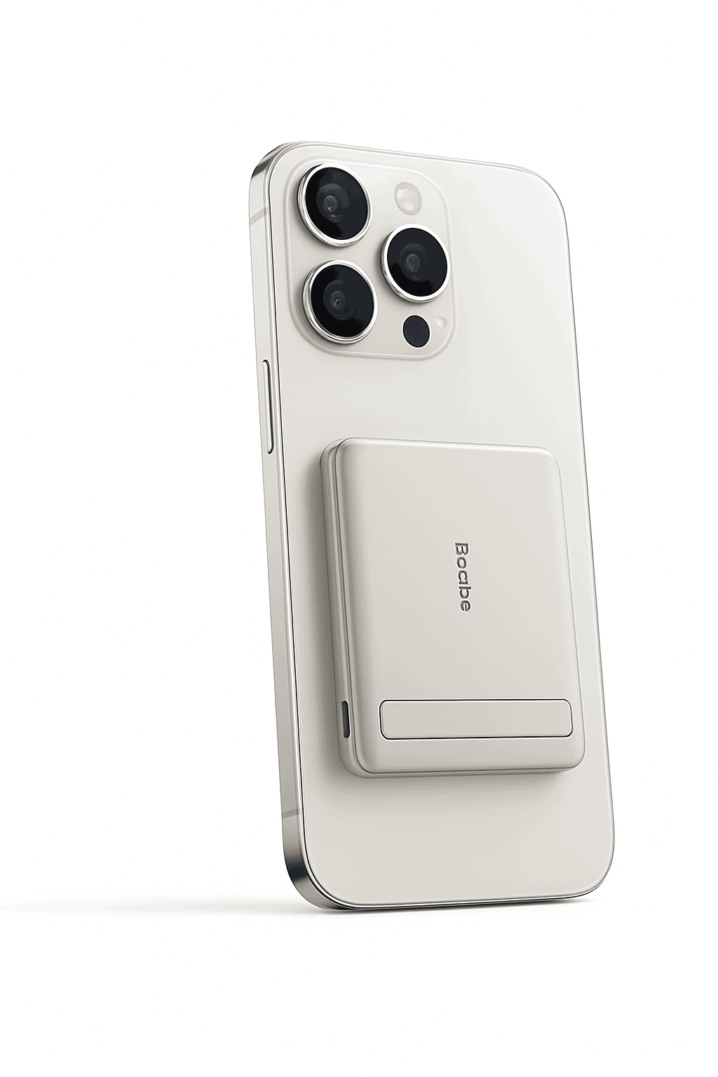 Qi2 Magnetic Power Bank with Kickstand 5000mAh-Titanium / 5000mAh / China Mainland