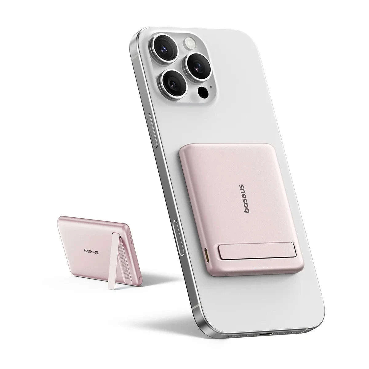 Qi2 Magnetic Power Bank with Kickstand 5000mAh-Titanium / 5000mAh / China Mainland