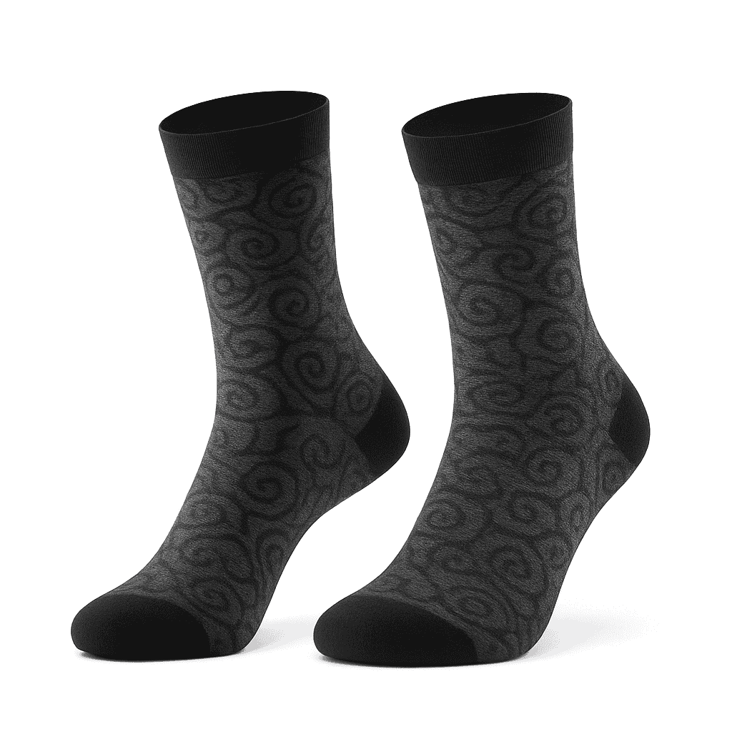Quick-Dry Cycling Socks Knee-High Breathable Anti-Odor Comfort-490025 black / S(EUR 36-38)