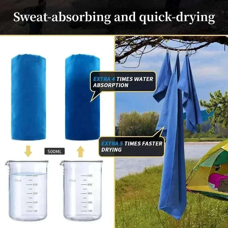 Quick-Drying Sports Towel 40x80cm for Gym and Travel-Navy Blue
