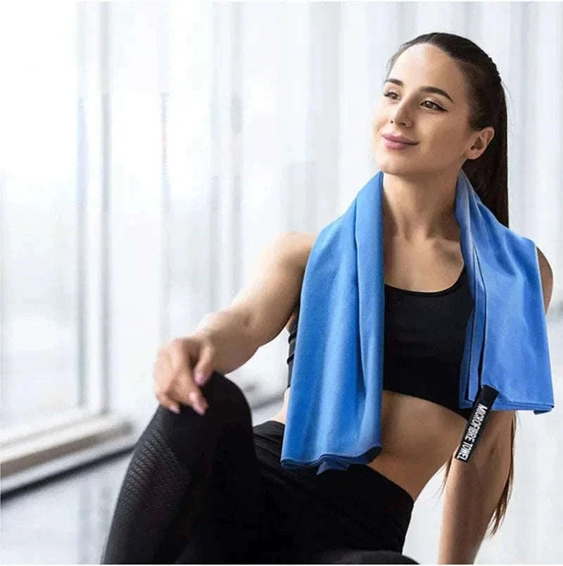 Quick-Drying Sports Towel 40x80cm for Gym and Travel-Navy Blue