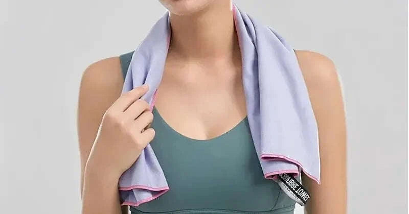 Quick-Drying Sports Towel 40x80cm-Light green / United States