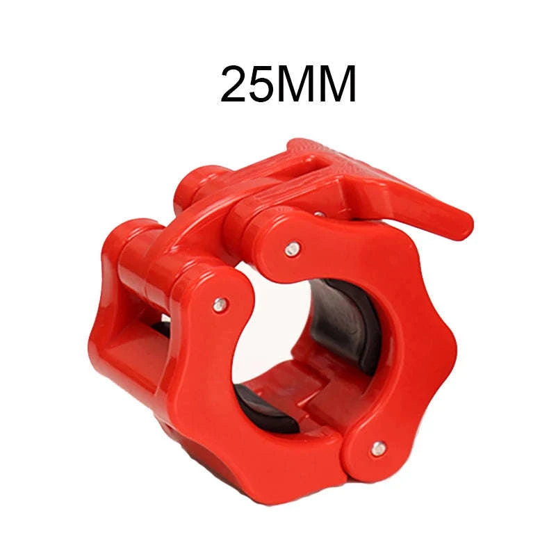 Quick Release Barbell Clamps (2PCS) for Secure Weight Training-B 25MM BLACK 1PC