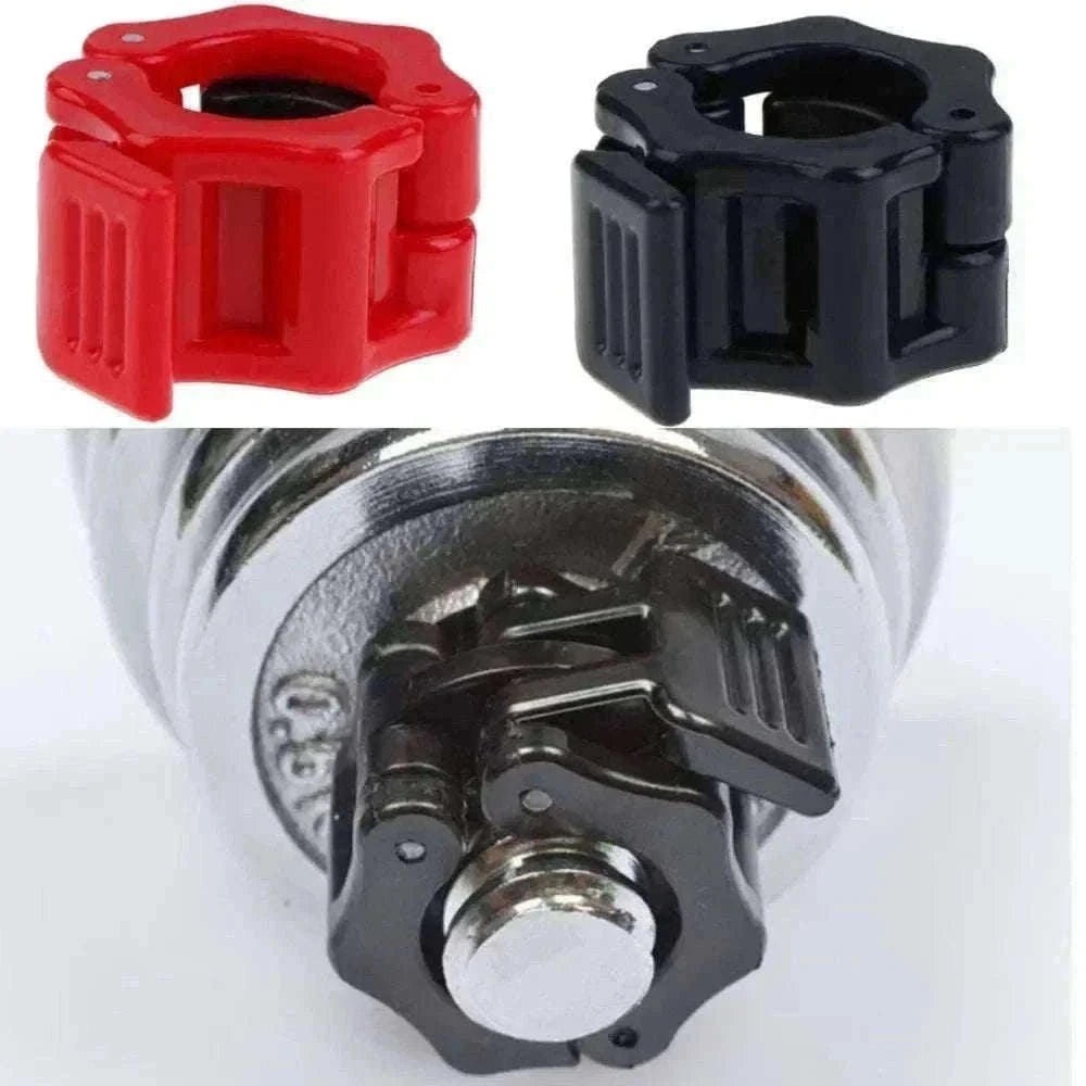 Quick Release Barbell Clamps for Secure Weight Training (2PCS)-B 25MM BLACK 1PC