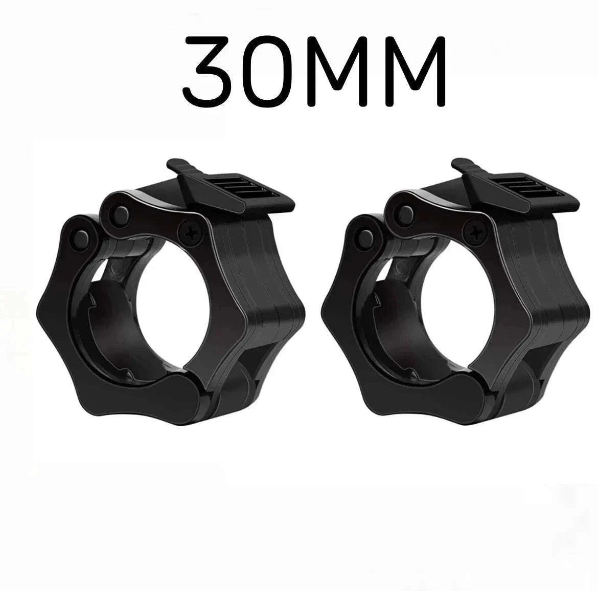 Quick Release Barbell Clamps for Secure Weight Training (2PCS)-B 25MM BLACK 1PC
