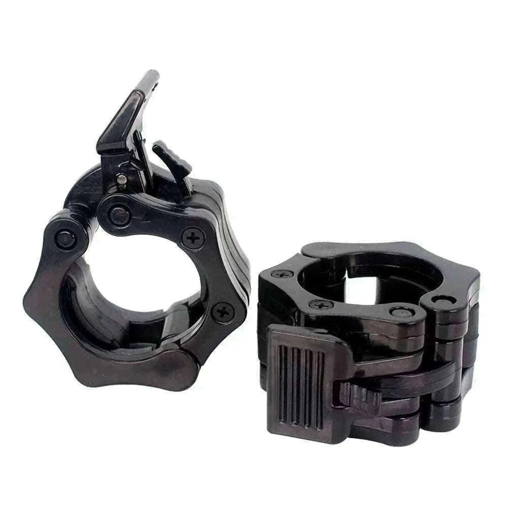 Quick Release Barbell Clamps for Secure Weight Training (2PCS)-B 25MM BLACK 1PC