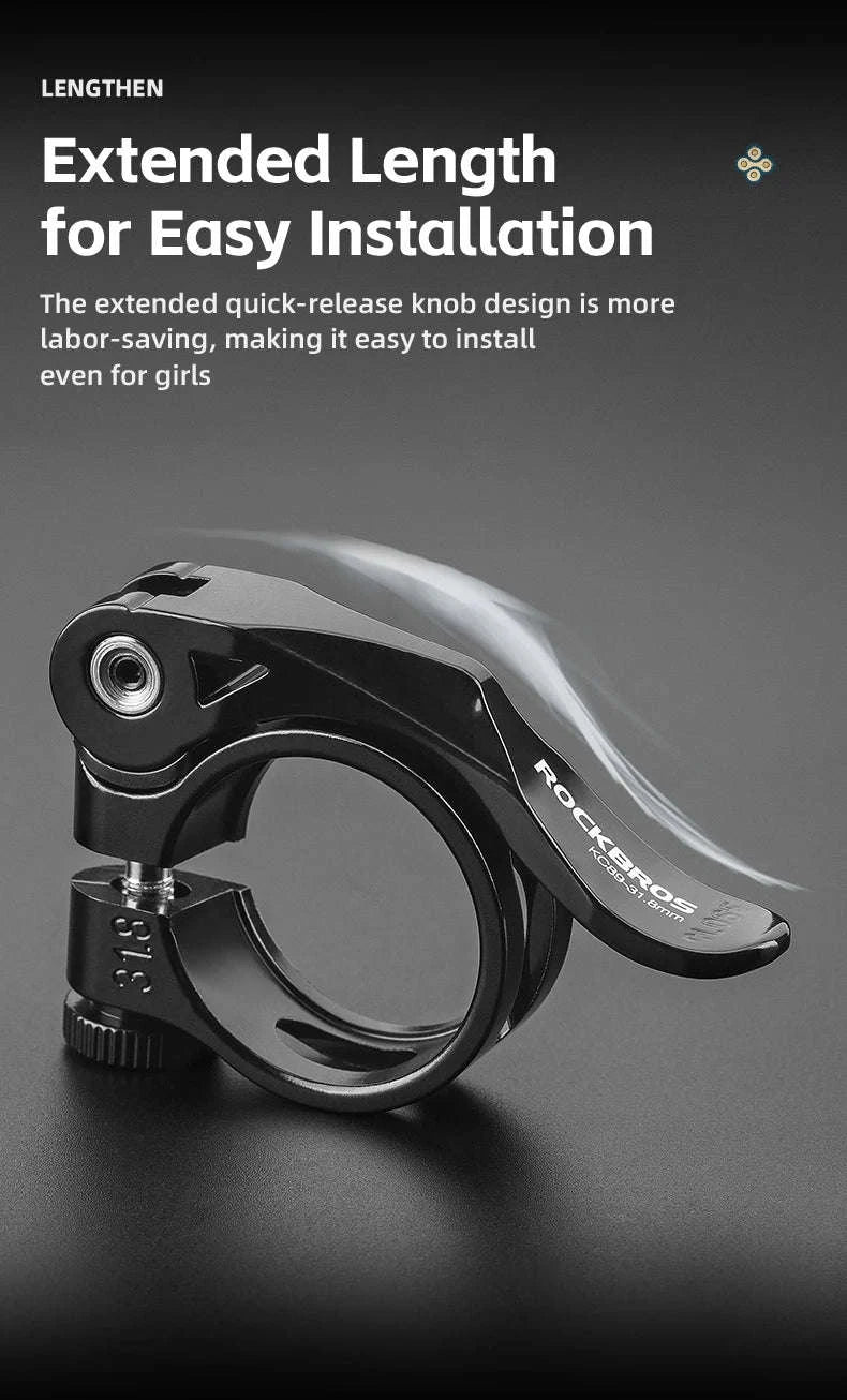 Quick Release Bicycle Seat Post Clamp Aluminum Alloy Bike Seat Clamp-41210092002