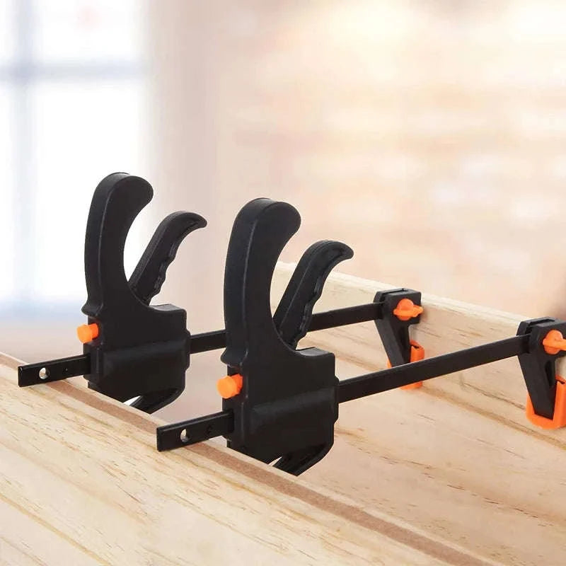 Quick Release Woodworking Clamp – 4" Speed Squeeze Clip-Wood Work Clamp 2pc