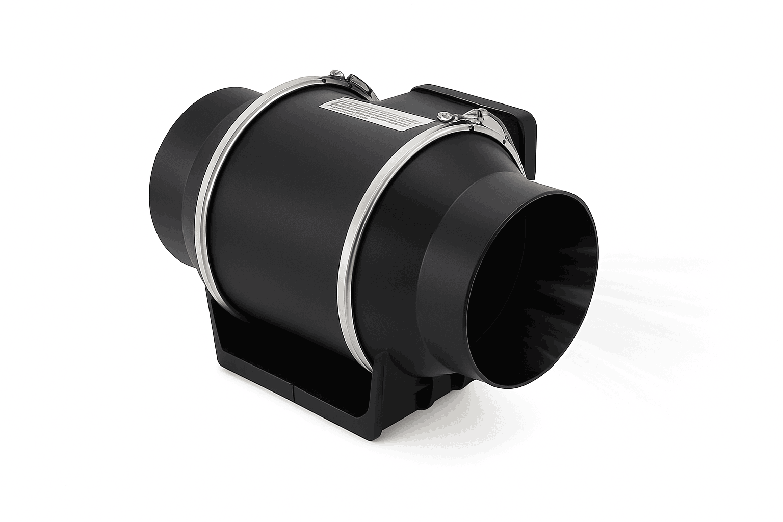 Quiet 220V Exhaust Duct Fan for Fresh, Low-Noise Ventilation-Black / GERMANY