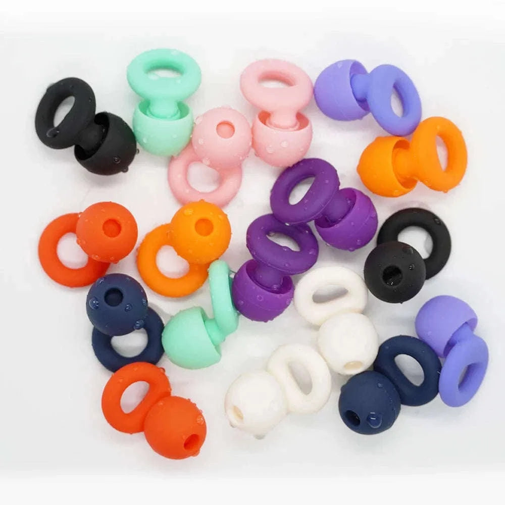 Quiet Reusable Ear Plugs for Noise Reduction and Comfort-10pairs Metal Green