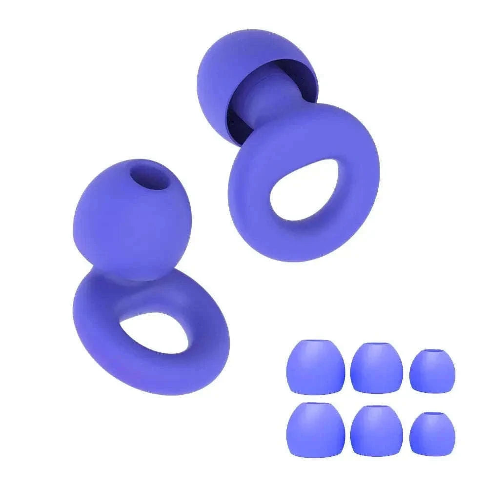 Quiet Reusable Ear Plugs for Noise Reduction and Comfort-10pairs Metal Green